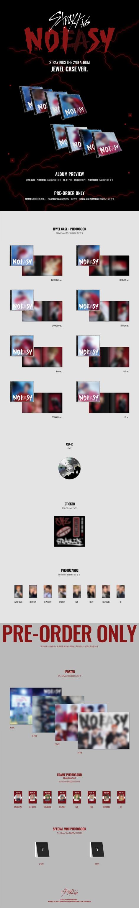 ☆V　このセットは即購入OK！│ イオ-ヌクリーム２ &ローション２ Stray Kids/NOEASY: Stray Kids Vol.2 (Jewel Case Ver
